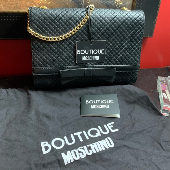 SOLD!! BOUTIQUE MOSCHINO Shoulder Bag NWT - Picture 3 of 16